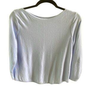 Chico’s Long Sleeve Sweater Light Blue Size Small